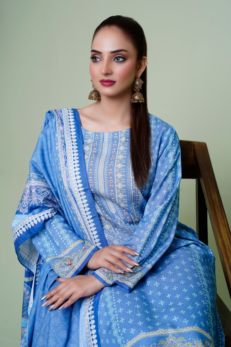 Printed Cotton Kurti Set (Women)