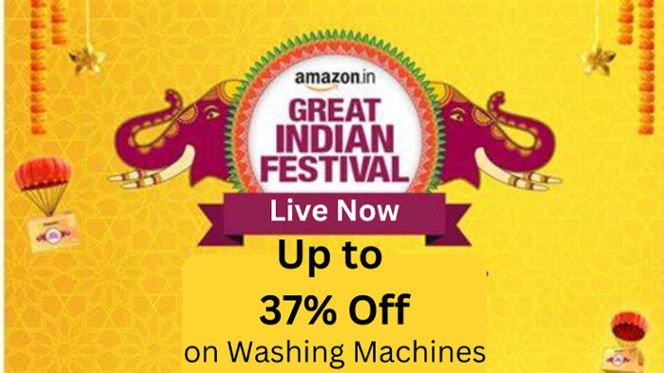 Amazon Great Indian Festival in India 2024 Grab Up to 37% Off on Top Washing Machines in India!