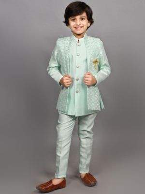 Boys 3-Piece Indo-Western Sherwani