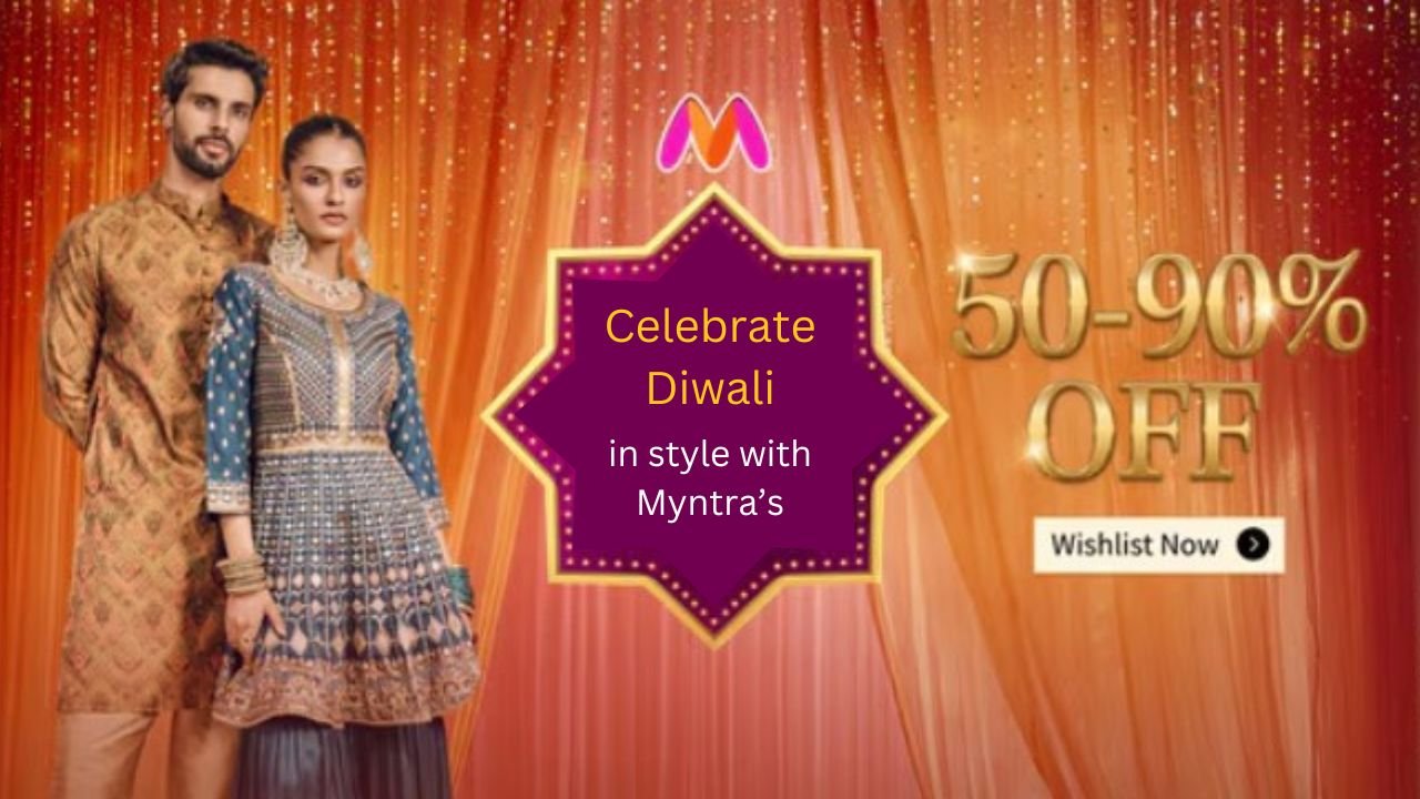 Celebrate Diwali in Style: Up to 90% Off on Top Clothing Brands with Myntra's