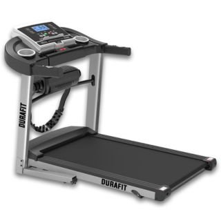 Durafit Strong Multifunction 4.5 HP Peak DC Motorized Treadmill with Max Speed 14 Km/Hr, Max User Weight 120 Kg, Manual Incline, Free Installation Assistance
