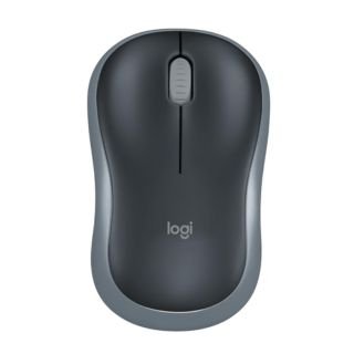 Logitech M186 Wireless Mouse, 2.4GHz with USB Mini Receiver, 12-Month Battery Life, 1000 DPI Optical Tracking, Ambidextrous, Compatible with PC, Mac, Laptop
