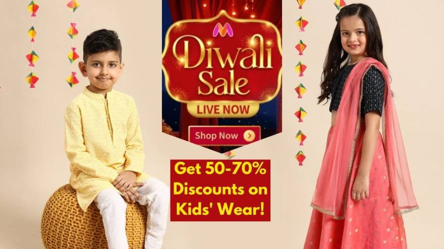 Myntra Diwali Sale 2024: Get 50-70% Discounts on Kids' Wear!