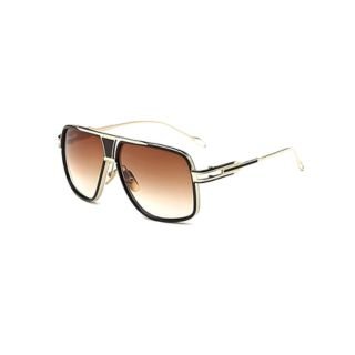 DESIZER Desire Sunglasses for Men Oversize Classic KGF Rocky Bhai Shades Goggle Retro Gold Alloy Frame Sun Glasses